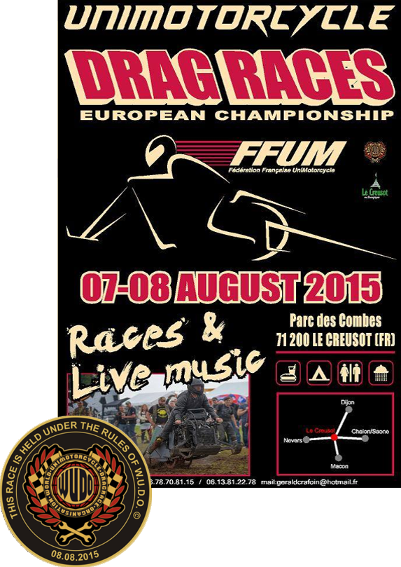 Europameisterschaft im Unimoto Drag Race 2015